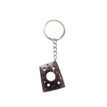 Coconut Shell Key Tag