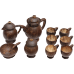 Coconut Shell Tea Set