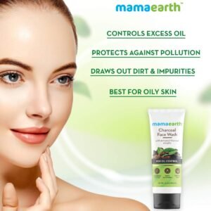 Mamaearth charcoal face wash/චාකෝල් ෆේස් වොෂ් - Image 2