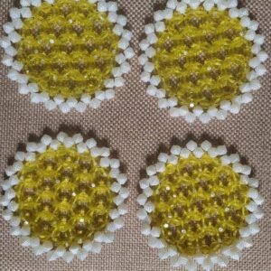 Beaded Flower buckets /පබළු මල් වට්ටි