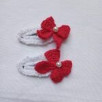 Bow hair clip with pearl/බෝ හෙයාර් ක්ලිප් ක්ලිප් විත් පර්ල්