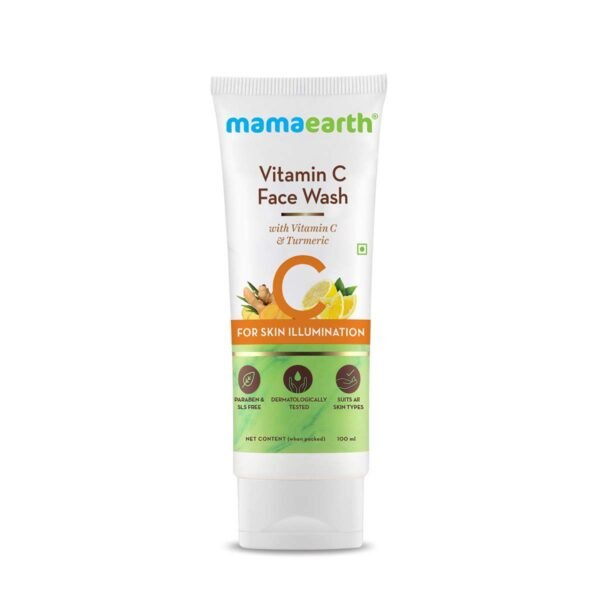 MamaEarth face wash vitamin C/ෆේස් වොෂ් විටමින් C