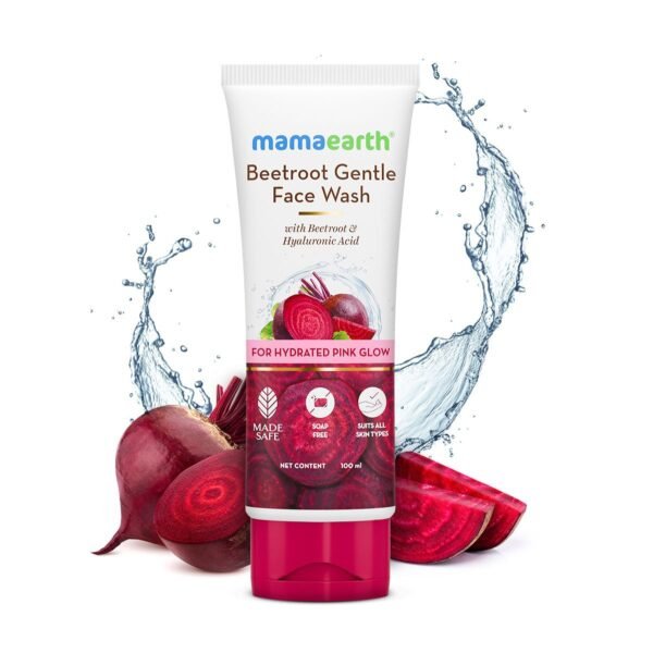 Mamaearth beatroot gentle face wash/බීට්රූට් ජෙන්ට්ල් ෆේස් වොෂ්