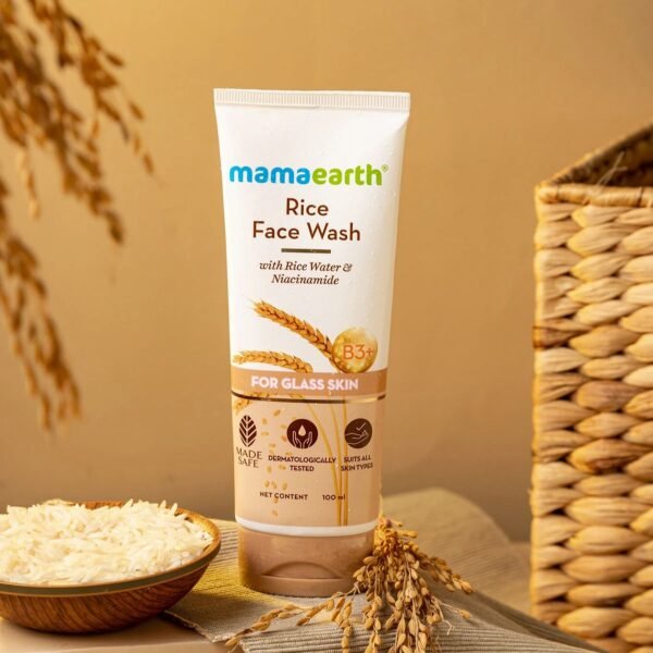 Mamaearth Rice face wash /රයිස් ෆේස් වොෂ් - Image 2