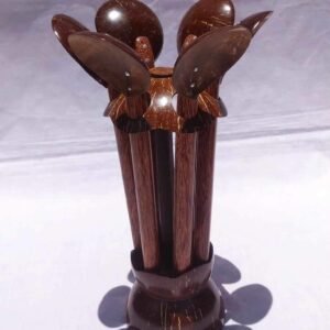 Coconut shell spoon set/පොල්කටු හැදි සෙට්