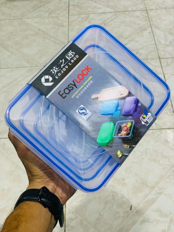 Plastic Artight Food Containers - Image 2