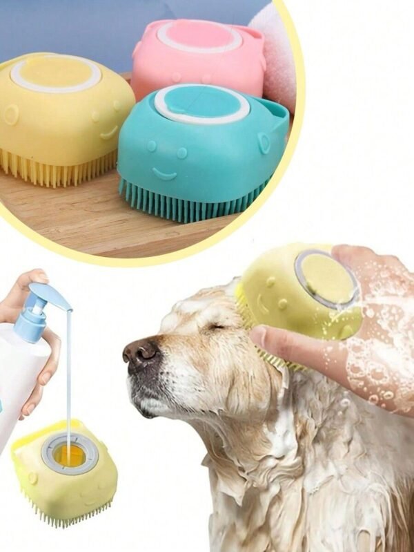 Pet Sillicone Shower Brush - Image 4