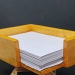 Wooden paper Tray