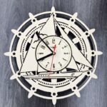 Wooden wall clock