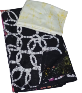 Hand made batik saree/බතික් සාරි - Image 2