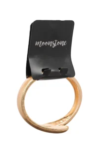 Moonstone Women's Bangle Bracelet - Image 2