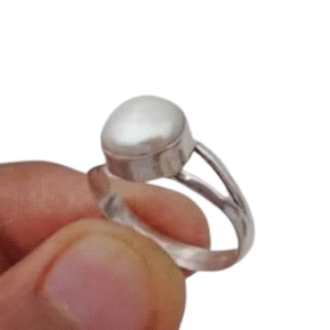 Natutal pearl with orginal silver Ring