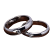 American Diamond silver Couple Ring