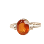 Gomeda stone with chandrakanthi Ring