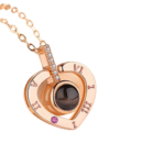 Gold Plated Necklace with Stone