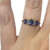 American Diamond Silver Ring