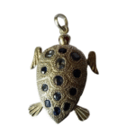 Blue Saffayar Orginal Silver pendant