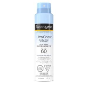Neutrogena Ultra Sheer Body Mist Sunscreen SPF 60