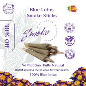 Blue Lotus Smoking Sticks | 10 Sticks | Free Shipping
