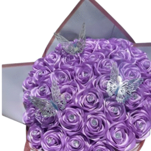 Flower Bouquet :- Normal and Glitter